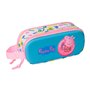 Trousse Fourre-Tout Double Peppa Pig Bleu Blanc Rose 21 x 8 x 6 cm 3D