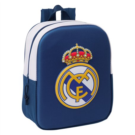 Sac à dos enfant Real Madrid C.F. Noir 22 x 27 x 10 cm 3D