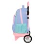 Cartable à roulettes Munich Mellow Bleu Rose Bleu ciel 33 x 45 x 22 cm