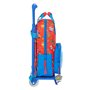 Cartable à roulettes The Paw Patrol Cool Bleu Rouge 20 x 28 x 8 cm