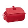 Trousse Fourre-Tout Triple Sevilla Fútbol Club Rouge 21,5 x 10 x 8 cm
