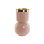 Vase DKD Home Decor Vert Doré Corail Fer Laqué 18 x 18 x 31 cm (2 Unités)
