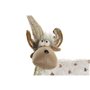 Décorations de Noël DKD Home Decor Blanc Rose Renne 12 x 20 x 40 cm (2 Unités)