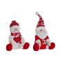 Décorations de Noël DKD Home Decor Blanc Rouge 24 x 14 x 30