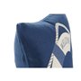 Coussin Home ESPRIT Bleu Blanc 45 x 10 x 45 cm (2 Unités)