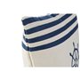 Coussin Home ESPRIT Blanc Blue marine 45 x 10 x 45 cm (2 Unités)