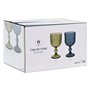 Set de Verres Home ESPRIT Vert Verre 260 ml (6 Unités)