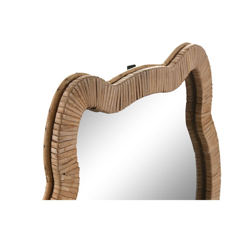 Image secondaire de Miroir mural Home ESPRIT Naturel 40 x 3 x 42 cm 40 x 3 x 43 cm (2 Unités)