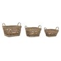 Set de basket Home ESPRIT Naturel Herbier marin Tropical (3 Pièces)
