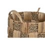 Set de basket Home ESPRIT Naturel Métal Jacinthe d'eau Boho (4 Pièces)