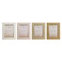 Cadre photo Home ESPRIT Marron Beige Verre polystyrène Scandi (4 Unités)