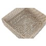 Porte-serviettes Home ESPRIT Blanc Naturel Bambou Rotin 18 x 18 x 6 cm