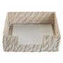 Porte-serviettes Home ESPRIT Blanc Naturel Bambou Rotin 18 x 18 x 6 cm