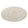 Dessous de plat Home ESPRIT Blanc Naturel Bambou Rotin 34 x 34 x 1,5 cm