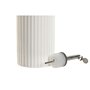 Huilier Home ESPRIT Blanc Argenté Acier inoxydable Porcelaine Urbaine 350 ml 7 x 7 x 22 cm