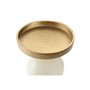 Pot à Bougie Home ESPRIT Blanc Doré Aluminium Moderne 15 x 15 x 33 cm