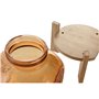 Distributeur d'eau Home ESPRIT Orange Bambou Verre 5 L 24 x 17,5 x 24 cm