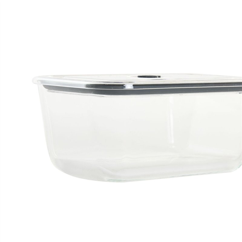 Image secondaire de Boîte à lunch Home ESPRIT Transparent polypropylène Verre Borosilicaté 1,5 L