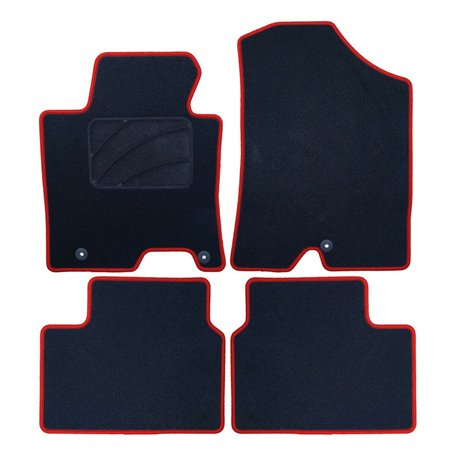 Set de tapis de voitures OCC Motorsport OCCHY0014RD Rouge Hyundai i30 5 Pièces