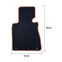 Set de tapis de voitures OCC Motorsport OCCBW0015YE Bmw E65 Serie 7 Corto 5 Pièces