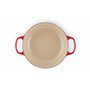 Le Creuset Sauteuse signature en fonte émaillée, 3,5 l, cerise