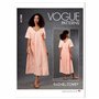Vogue Patterns V1799Y Robe Y pour femme (XS-S-M)
