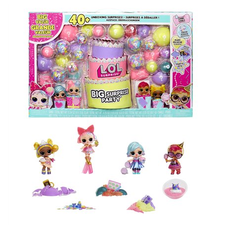 L.O.L. Surprise! Big Surprise Party - 4 Poupées à Collectionner