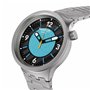 Swatch Mixte Analogique-Numérique Quartz Montre avec Bracelet en Acier Inoxydable SB07S116G