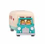Li'l Woodzeez 6486Z Ensemble Jouet Camping-Car Bleu - 40 pièces Comprenant un Van Transformable & Accessoires - Figurines non In