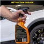 Meguiar’s Spray Nettoyant Jantes Noires - Hot Rims, G230524EU, 24 oz (709 ML) Bouteille, Noir