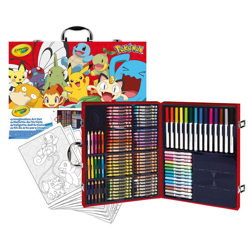 Coffret Super Artiste 86 Pièces – Kit Complet Dessin & Peinture Pour Enfants, Idéal Pour Développer L'Imagination Des Filles Et Garçons ! (Rose Ou Bleu)