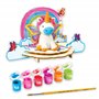 CRAYOLA - Kit Modèle et Peins ta Licorne, Argile à Modeler Auto-durcissante, avec Gouaches et Accessoires pour Décorer, Activité