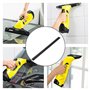 NIYATA 6Pcs Lingettes Microfibre pour Karcher WV1, Chiffons en Microfibre pour Nettoyeur de vitres pour Karcher,avec 250mm Lames