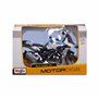 Maisto BMW R1250GS 1:12 Modèle réduit de moto Blanc/Bleu