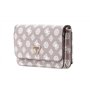 GUESS Noelle Xbody Flap Organizer Rosewood Logo
