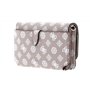 GUESS Noelle Xbody Flap Organizer Rosewood Logo