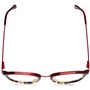 ZADIG&VOLTAIRE VZV315 Lunettes, Shiny Red Havana+Opale Honey 49 pour Femme, Shiny Red Havana + opale miel