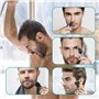 Tondeuse Nez Oreilles, Tondeuse Barbe, Tondeuse Sourcils, 4 en 1 Poils du Visage Rasoir Electrique Hommes, USB Rechargeable Impe