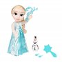 Disney - La Reine des Neiges - Grande Poupée Elsa Chantante - 35 cm - Chanson Libérée Délivrée - Licence Officielle - Cheveux Co