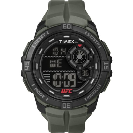 Timex Montre pour Homme UFC Rush 52 mm - Bracelet Vert