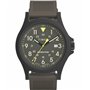 Timex Montre pour Homme Expedition Acadia 40 mm - Bracelet en Silicone Gris Acier