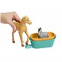 4 figurines d'animaux