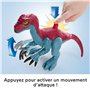 Fisher-Price Coffret Labo des Dinosaures Imaginext Jurassic World avec Figurines Owen Grady Maisie et Dr Grant, Therizinosaurus
