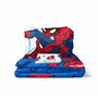 Jay Franco Marvel Spiderman Webtastic 100% Coton Ensemble Lit Simple 3 Pièces – Comprend Housse de Couette, Drap et Taie d’Oreil