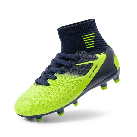 DREAM PAIRS Chaussures de Football Garçons Spike Crampons pour Filles Respirantes Unisexe