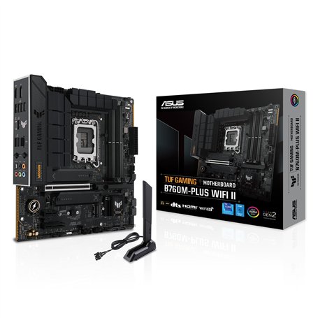 ASUS TUF Gaming B760M-PLUS WiFi II (Socket 1700/B760/DDR5/S-ATA 6Gb/s/Micro ATX)