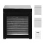 VEVOR Déshydrateur alimentaire, 10 plateaux en acier inox, séchoir électrique aliments 1000 W, température réglable, minuterie 2