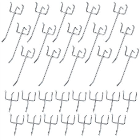 30 Pièces Crochets pour Panneaux Perforés