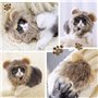 Crinière de Lion pour Chien, Chat Chien Perruque Chapeau Costume Creative Mignon Chien Chat Costume Accessoires de Photomaton Ac