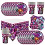 61PCS Monster Thème Couverts De Fête